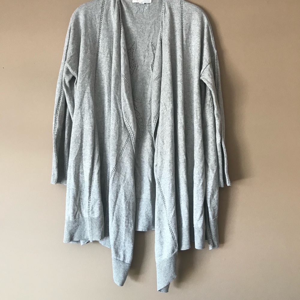 Odd molly grey cardigan with fancy design